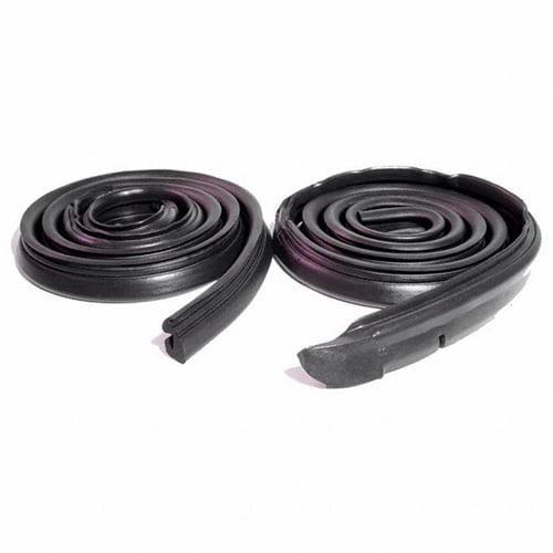Molded Roof Rail Seals for 2-Door Hardtop without Post. Pair. R&L. ROOF RAIL SEAL 65-67 MOPAR B & C BODY 2 DR HT NO POST PAIR